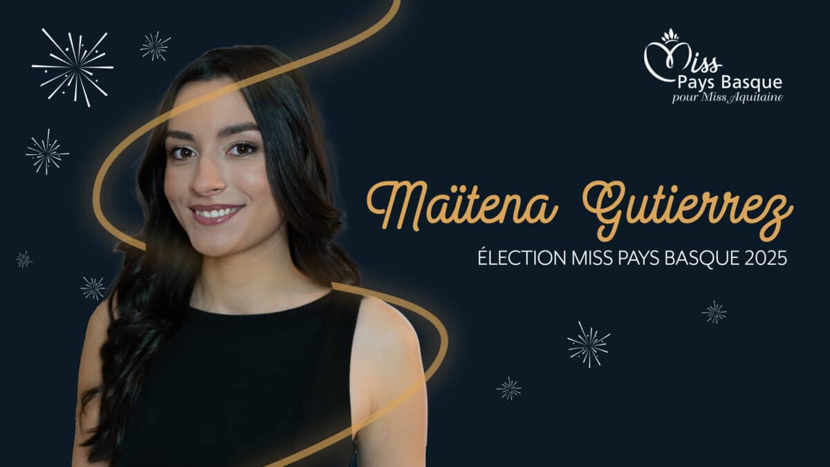 Maïtena Gutierrez, candidate à l'élection Miss Pays basque 2025