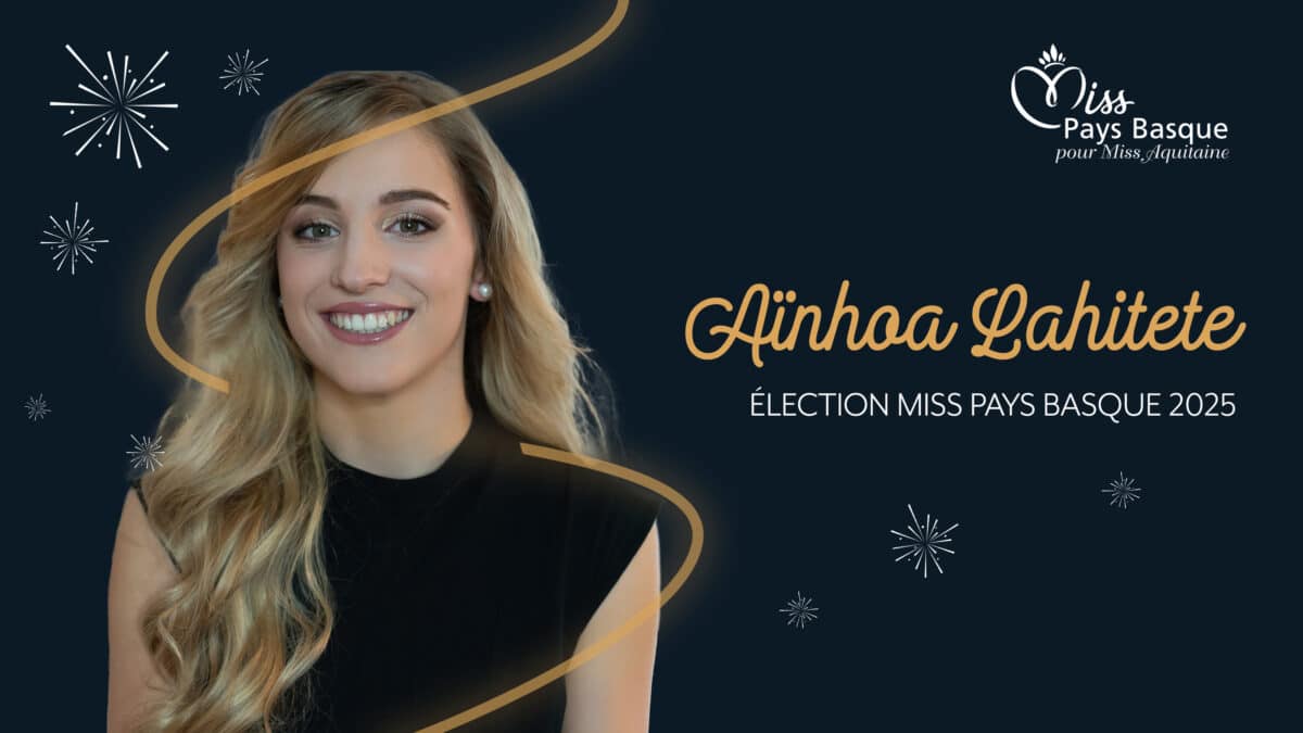 Aïnhoa Lahitete, candidate à l'élection Miss Pays basque