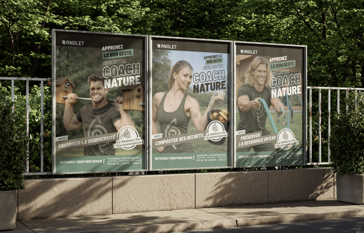 Campagne d'affichage pour la Maison de l'environnement