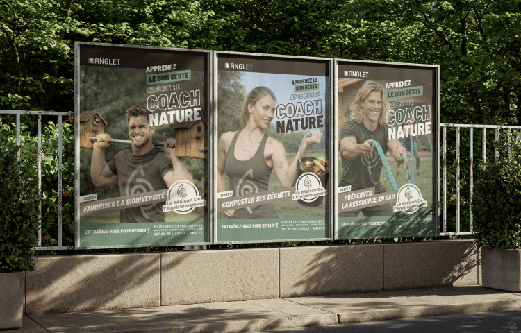 Campagne d'affichage pour la Maison de l'environnement